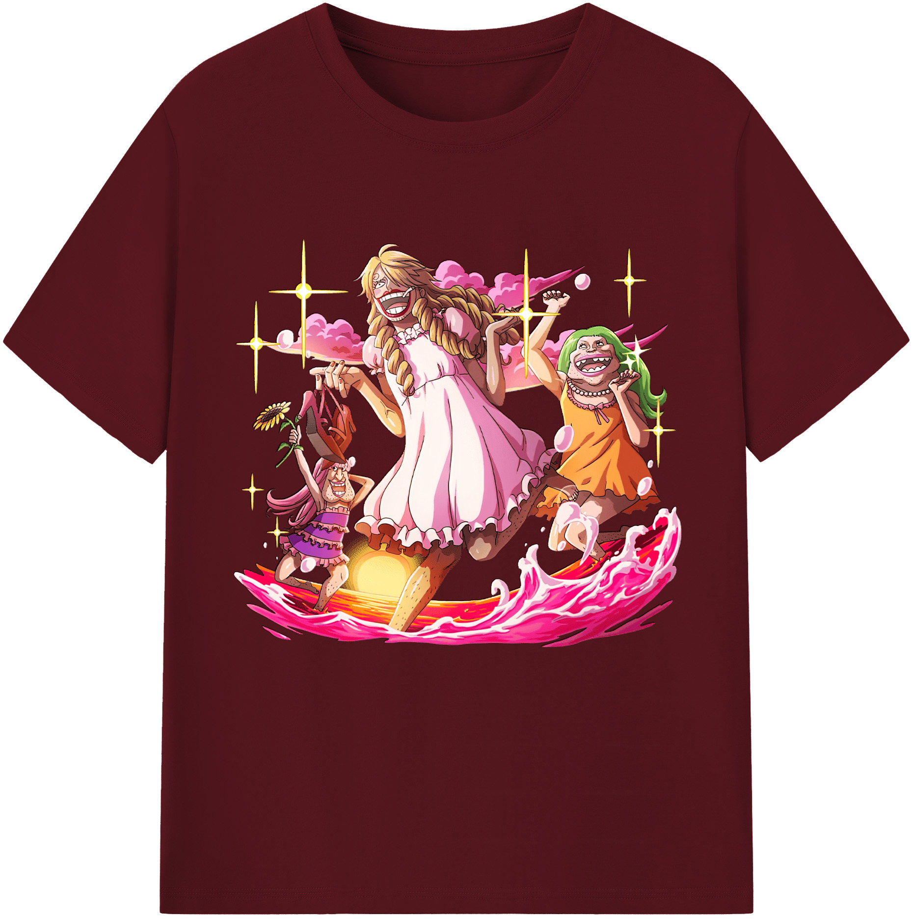ワンピース サンジ ONE PIECE Sanji 綿100％半袖Tシャツ（フロントプリント）